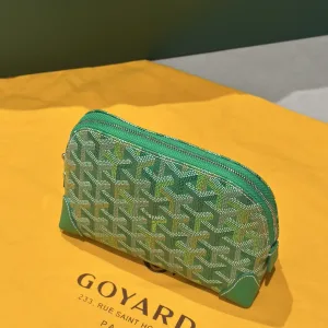 Goyard Senat Pouch Mini Green 16cm