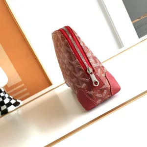Goyard Senat Pouch Small Red 20cm