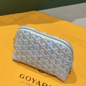 Goyard Senat Pouch Small White 20cm