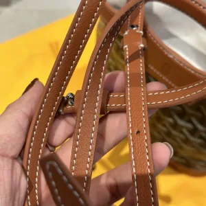 Goyard Vendome Mini Tote Bag Small Black Brown 24cm 2
