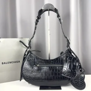 Balenciaga Le Cagole Shoulder Large Black Studded 33cm