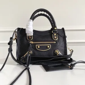 Balenciaga Le City Mini Black Gold Hardware 24cm