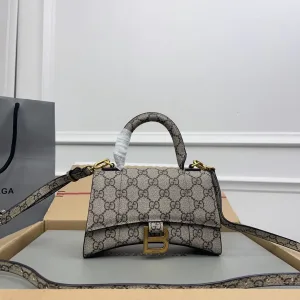 Balenciaga Monaco Chain Bag Small Beige Monogram 25cm