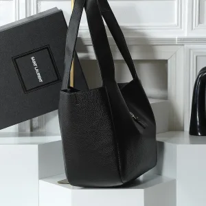 Saint Laurent Le 5 A 7 Hobo Bag Medium Black Gold Hardware Exact Size Unknown 074