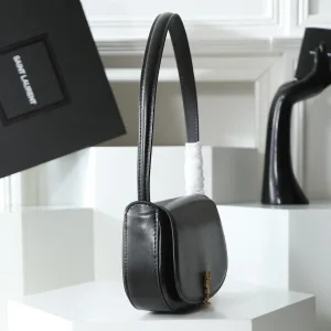 Saint Laurent Le 5 A 7 Hobo Bag Medium Black Gold Hardware Exact Size Unknown 110