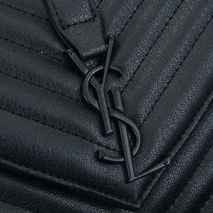 Saint Laurent LouLou Shoulder Bag Medium Black Black Hardware Exact Size Unknown 044