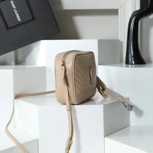 Saint Laurent Camera Bag Small Gray Gold Hardware Exact Size Unknown 117
