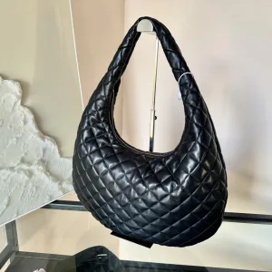 Saint Laurent Puffer Shoulder Bag Large Black Gold Hardware Exact Size Unknown 236