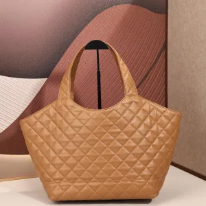 Saint Laurent Puffer Shoulder Bag Large Tan Gold Hardware Exact Size Unknown 143