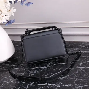 Saint Laurent Kate Chain Bag Small Black Silver Hardware Exact Size Unknown 209