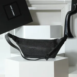 Saint Laurent Belt Bag Small Black Black Hardware Exact Size Unknown 126