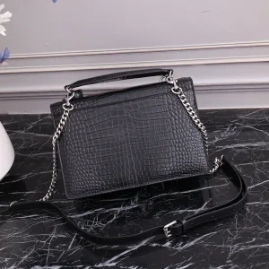 Saint Laurent Kate Chain Bag Small Black Silver Hardware Exact Size Unknown 216