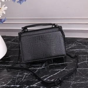 Saint Laurent Kate Chain Bag Small Black Silver Hardware Exact Size Unknown 217