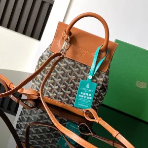 Goyard Alpin Mini Backpack Small Black Orange 23cm