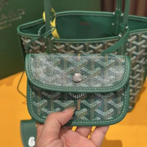 Goyard Anjou Mini Tote Bag Small Green 20cm