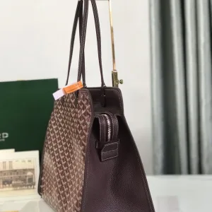 Goyard Artois PM Tote Bag Medium Burgundy 34cm