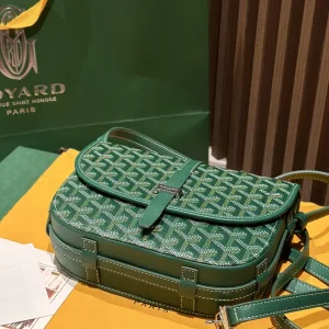 Goyard Belvedere PM Messenger Bag Small Green 22cm 2