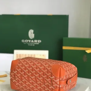 Goyard Boeing 25 Toiletry Bag Small Orange 25cm