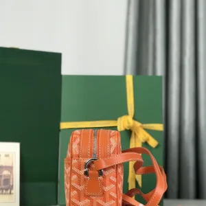 Goyard Boeing 25 Toiletry Bag Small Orange 25cm 2