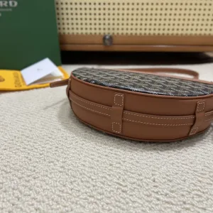 Goyard Boheme Hobo Bag Small Black Brown 25cm