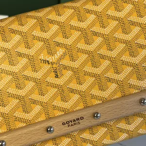 Goyard Plumet Pocket Wallet Small Yellow 20cm