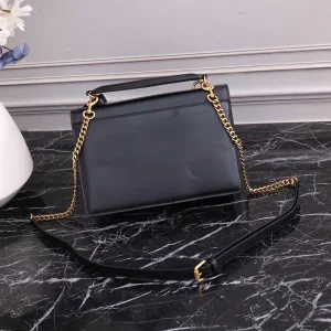 Saint Laurent Kate Chain Bag Small Gray Gold Hardware Exact Size Unknown 207