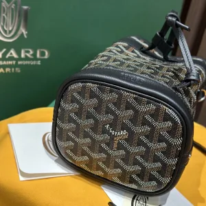 Goyard Saigon Mini Bucket Bag Small Black 20cm