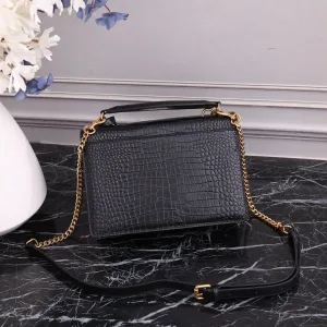 Saint Laurent Kate Chain Bag Small Gray Gold Hardware Exact Size Unknown 218
