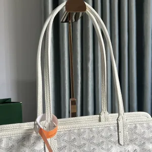 Goyard Saint Louis PM Tote Bag Medium White 34cm 2