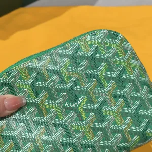 Goyard Senat Pouch Mini Green 16cm