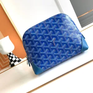 Goyard Senat Pouch Small Blue 20cm