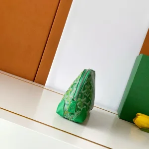 Goyard Senat Pouch Small Green 20cm