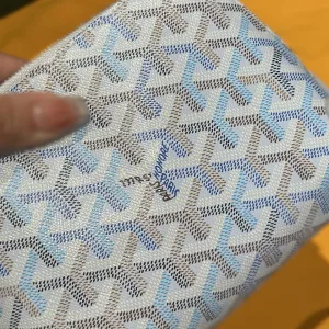 Goyard Senat Pouch Small White 20cm
