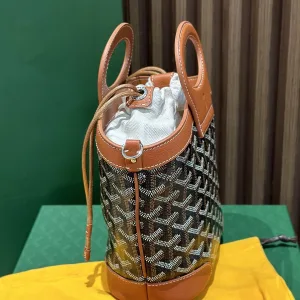 Goyard Vendome Mini Tote Bag Small Black Brown 24cm