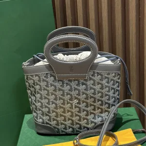 Goyard Vendome Mini Tote Bag Small Black Brown 24cm 2