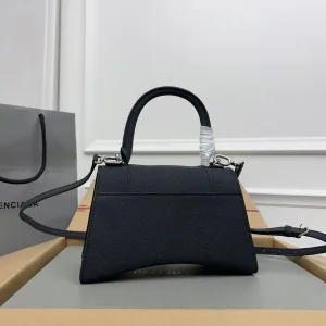 Balenciaga Hourglass Top Handle Small Black 23cm