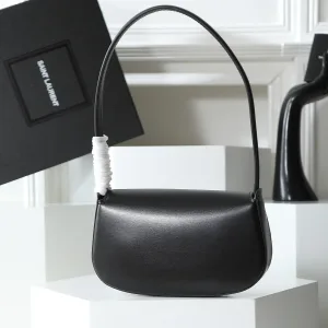 Saint Laurent Le 5 A 7 Hobo Bag Medium Black Gold Hardware Exact Size Unknown 110
