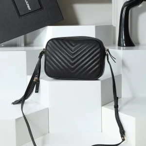Saint Laurent Camera Bag Small Gray Silver Hardware Exact Size Unknown 118
