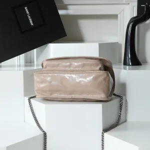 Saint Laurent Camera Bag Small Gray Silver Hardware Exact Size Unknown 259