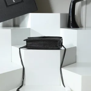 Saint Laurent LouLou Shoulder Bag Medium Black Silver Hardware Exact Size Unknown 125