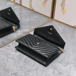 Saint Laurent LouLou Shoulder Bag Medium Gray Gold Hardware Exact Size Unknown 032