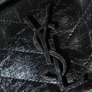 Saint Laurent Niki Messenger Bag Medium Black Silver Hardware Exact Size Unknown 255