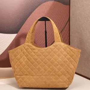 Saint Laurent Puffer Shoulder Bag Large Tan Gold Hardware Exact Size Unknown 234