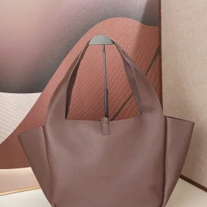 Saint Laurent Shopping Tote Bag Large Red Gold Hardware Exact Size Unknown 135