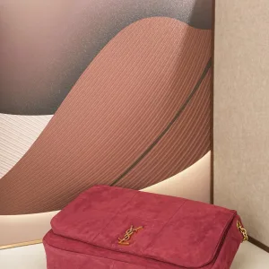 Saint Laurent Shopping Tote Bag Large Red Gold Hardware Exact Size Unknown 140