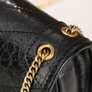 Saint Laurent Shopping Tote Bag Large Red Gold Hardware Exact Size Unknown 246