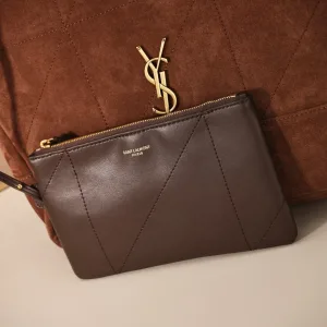 Saint Laurent Shopping Tote Bag Large Tan Gold Hardware Exact Size Unknown 103