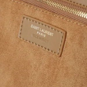 Saint Laurent Shopping Tote Bag Large Tan Gold Hardware Exact Size Unknown 133