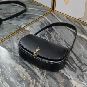 Saint Laurent Shoulder Bag Medium Gray Gold Hardware Exact Size Unknown 038