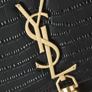 Saint Laurent Kate Chain Bag Small Black Gold Hardware Exact Size Unknown 115